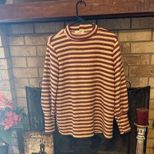 Striped Multicolor Crewneck Sweater
